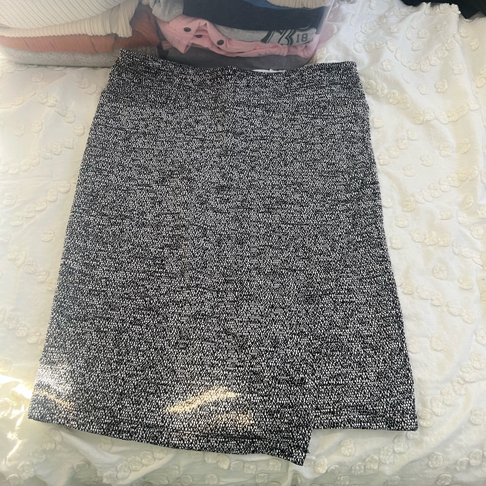 Elegant Black and White Women's Skirt